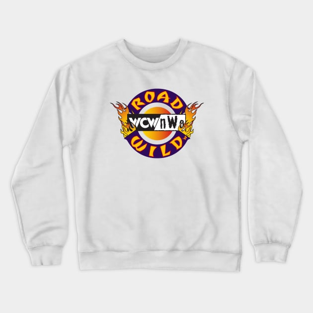 WCW Road Wild 98 Crewneck Sweatshirt by Authentic Vintage Designs